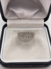 Load image into Gallery viewer, 9ct gold diamond cluster ring
