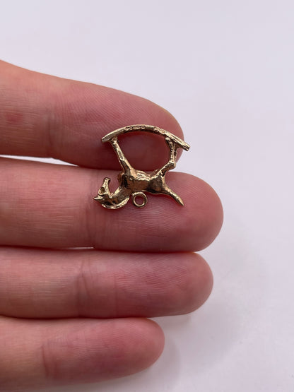 9ct gold rocking horse charm