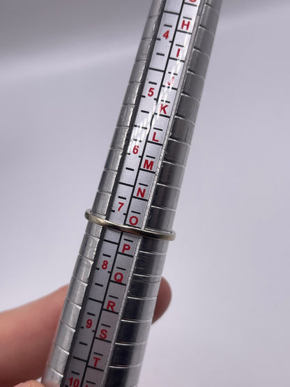 9ct white gold quartz and diamond ring