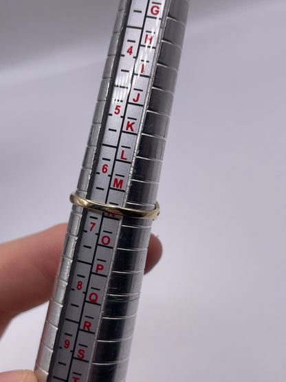 9ct gold pink topaz ring