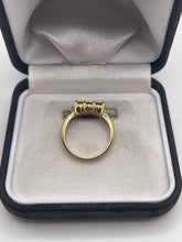 Load image into Gallery viewer, 9ct gold tsavorite garnet and diamond ring
