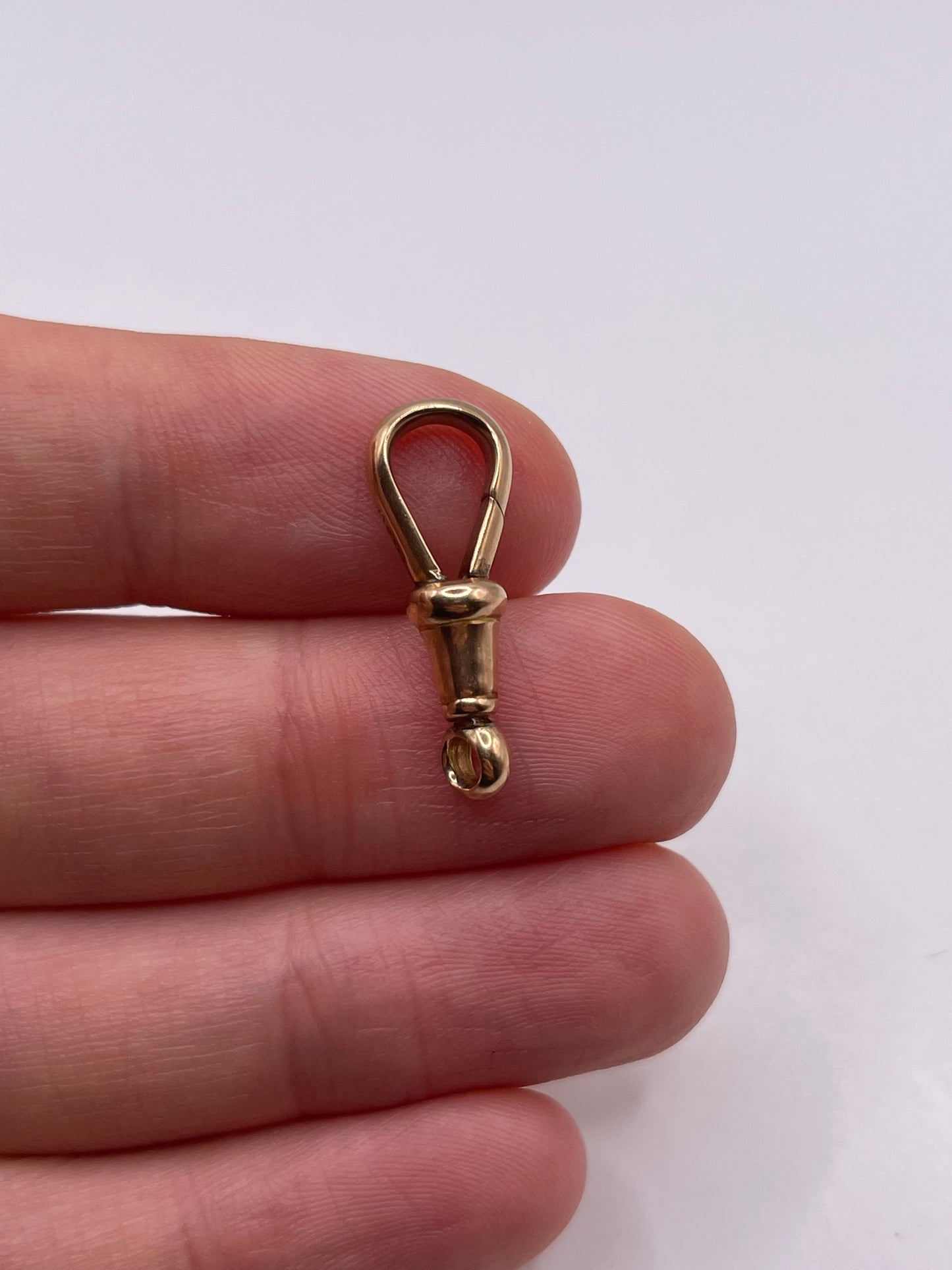 9ct rose gold dog clip 6
