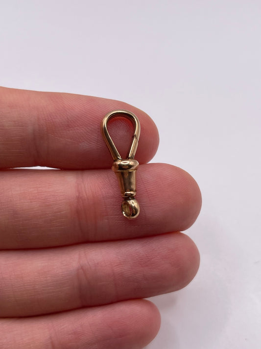 9ct rose gold dog clip 6
