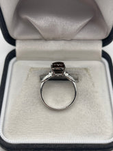Load image into Gallery viewer, 9ct white gold opal ring
