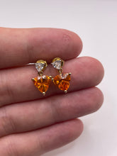 Load image into Gallery viewer, Glenn Lehrer 9ct gold topaz and zircon earrings
