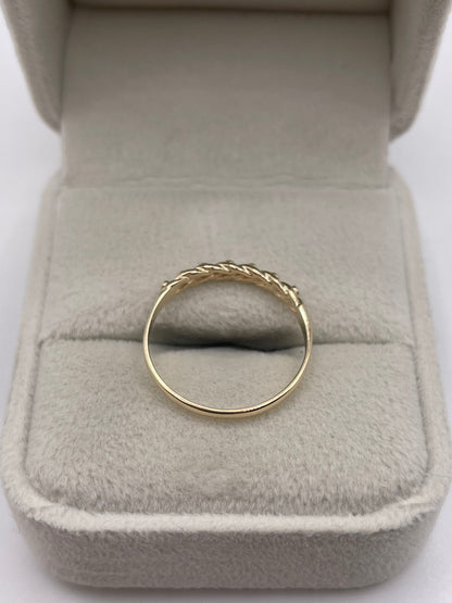 9ct gold keepers ring