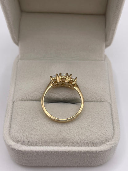 9ct gold opal ring