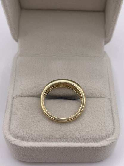 9ct gold diamond ring