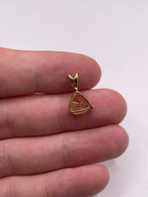 Load image into Gallery viewer, 9ct gold quartz and diamond pendant
