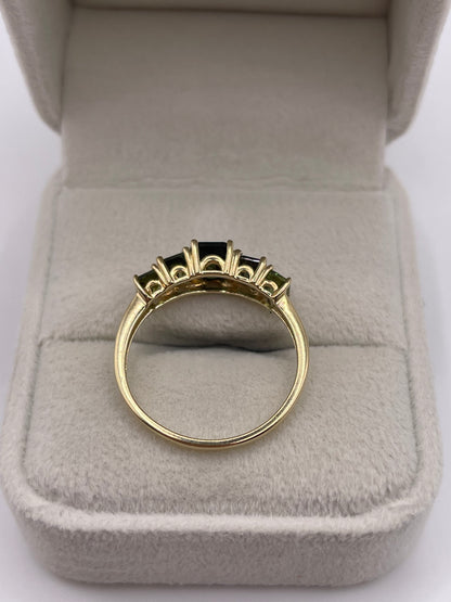 9ct gold tourmaline ring
