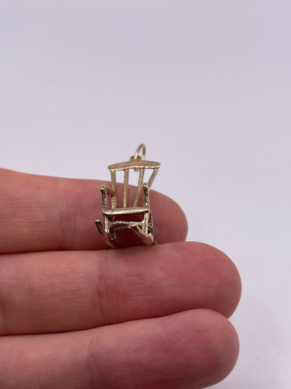 9ct gold chair charm