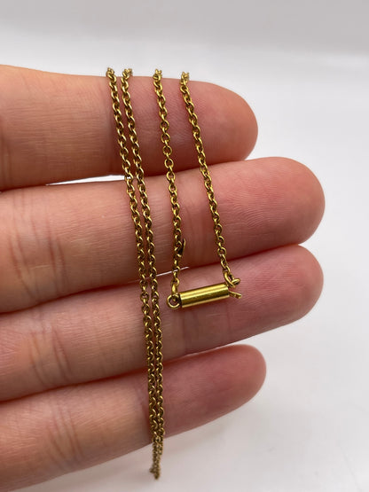 Antique 15ct gold chain 476