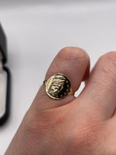 Load image into Gallery viewer, 9ct gold coin ring
