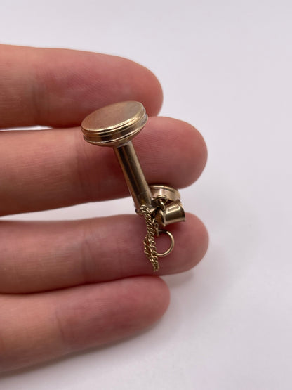 9ct gold telephone charm