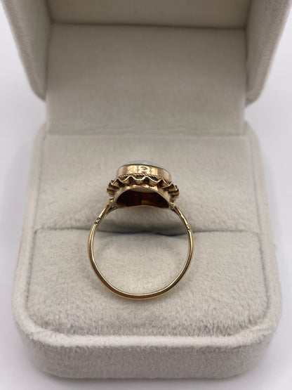 9ct gold opal ring