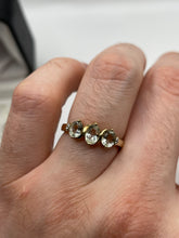 Load image into Gallery viewer, 9ct gold aquamarine ring
