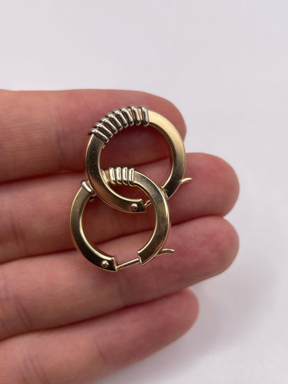 9ct gold Creole earrings