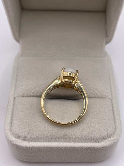 9ct gold opal ring