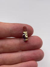 Load image into Gallery viewer, 9ct gold amethyst and diamond pendant
