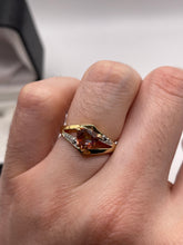 Load image into Gallery viewer, 9ct gold topaz ring
