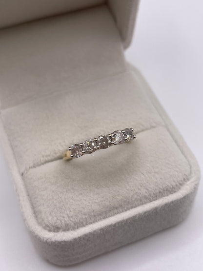 9ct gold 1ct diamond ring