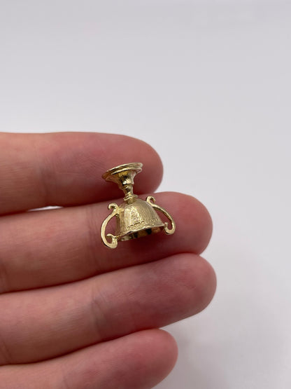 9ct gold trophy charm