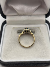 Load image into Gallery viewer, 9ct gold topaz and diamond ring
