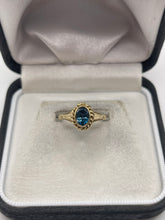 Load image into Gallery viewer, 9ct gold topaz ring

