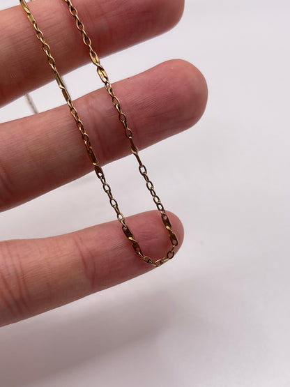 Antique 9ct rose gold chain 5
