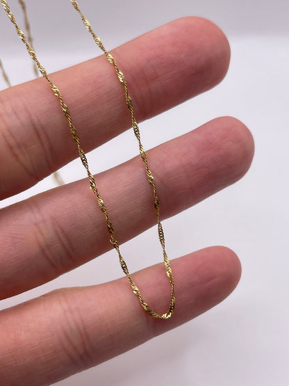 9ct gold chain 187