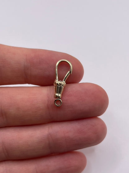 9ct gold swivel dog clip B