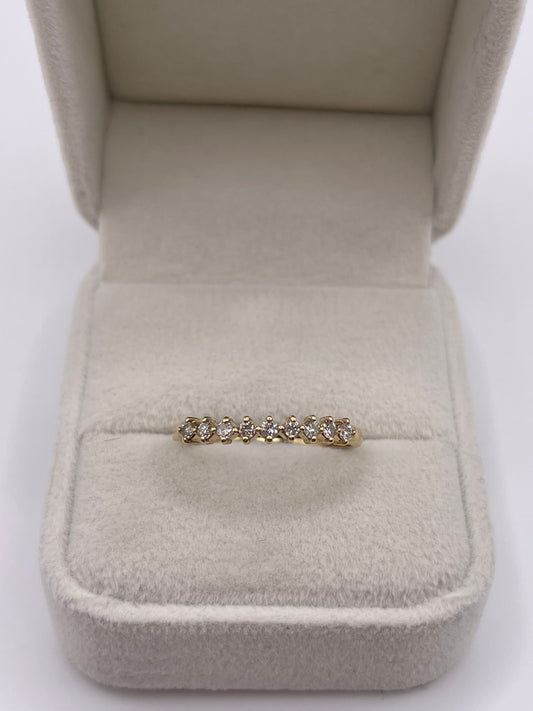 9ct gold diamond ring