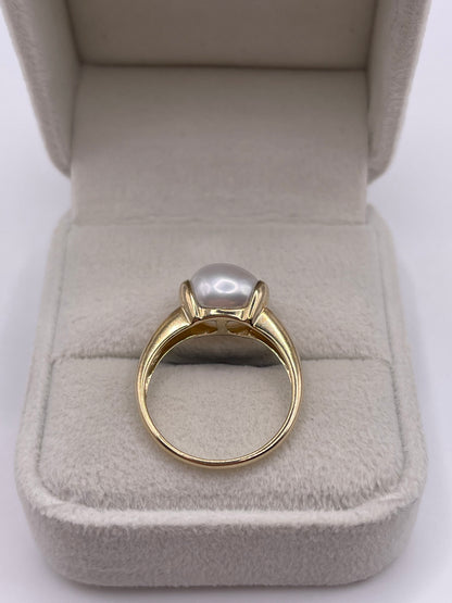 9ct gold pearl ring