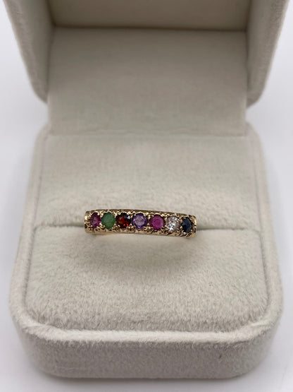 9ct gold regards ring