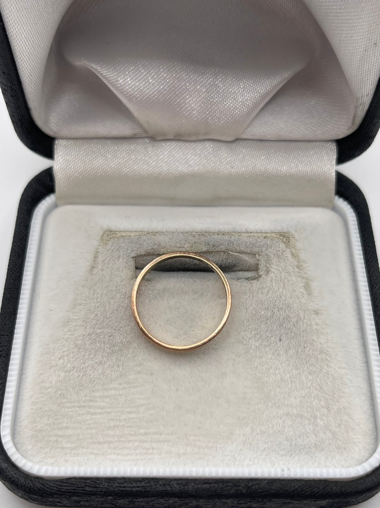 9ct rose gold band