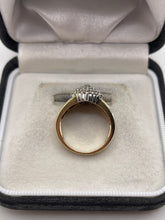 Load image into Gallery viewer, 9ct gold diamond cluster ring
