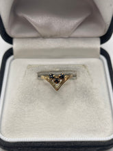 Load image into Gallery viewer, 9ct gold sapphire ring
