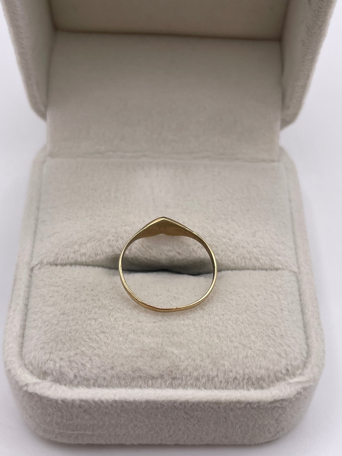 9ct gold diamond heart ring