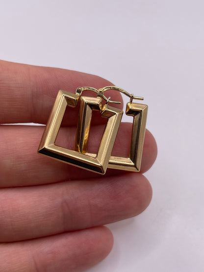 9ct gold Creole earrings