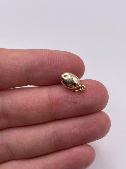 9ct gold coffee bean charm