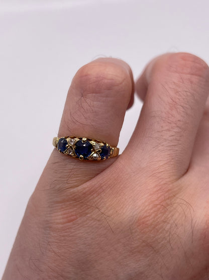 18ct gold diamond cluster ring