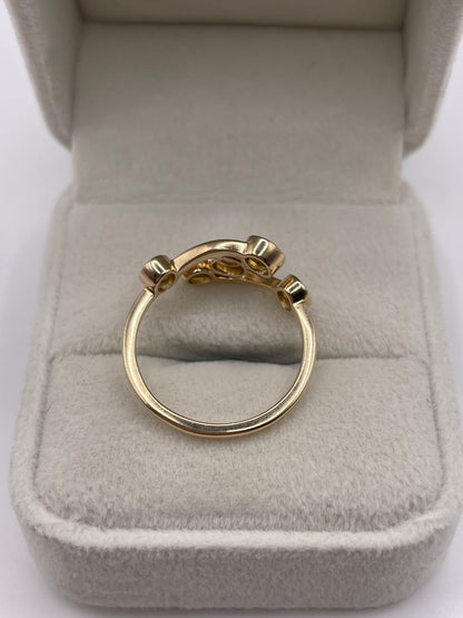 9ct gold citrine ring