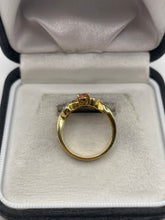 Load image into Gallery viewer, 18ct gold tourmaline and diamond ring
