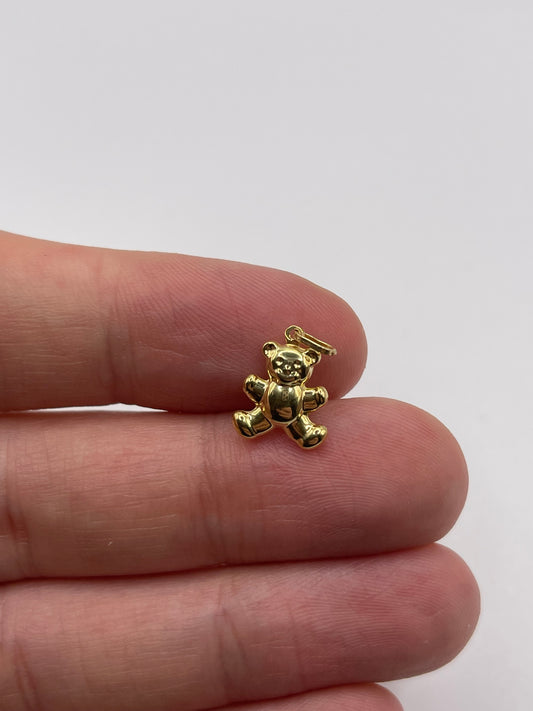 9ct gold bear charm