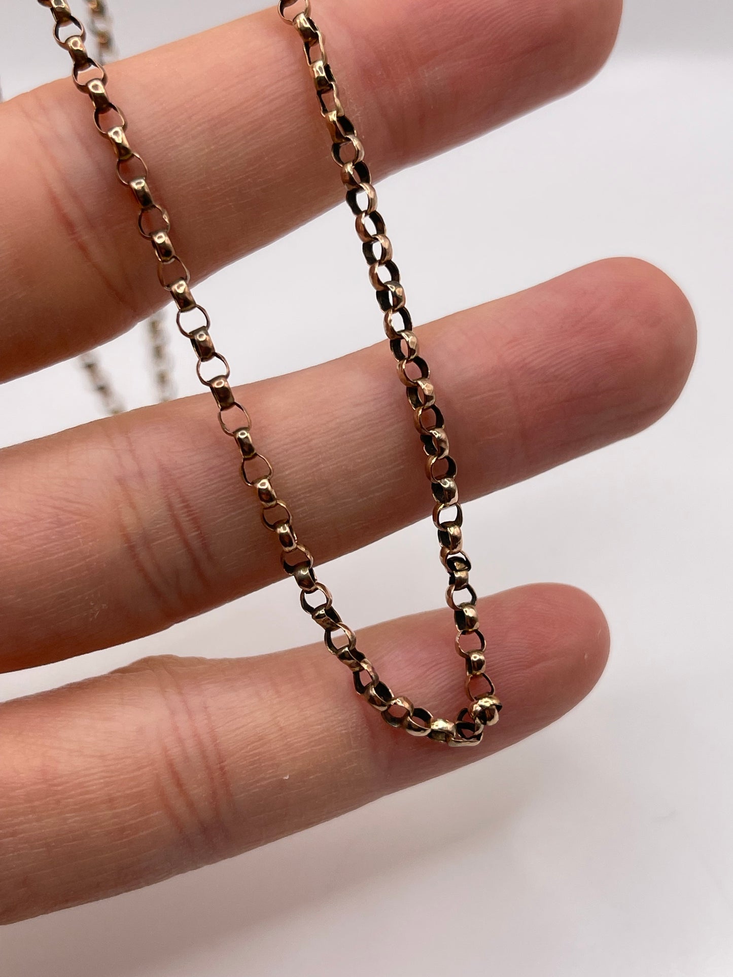9ct rose gold chain 353