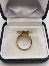 Load image into Gallery viewer, 9ct gold citrine ring

