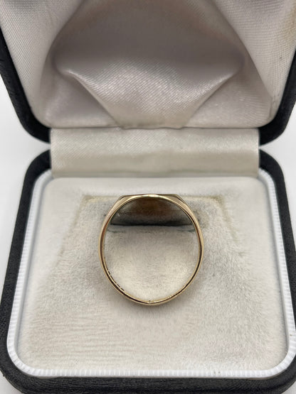 9ct gold signet ring