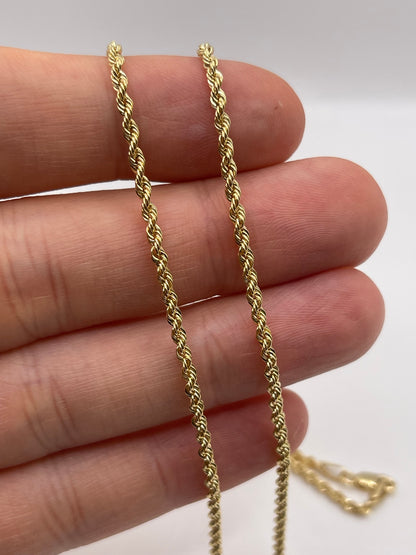 9ct gold chain 344