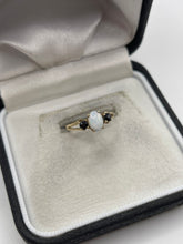 Load image into Gallery viewer, 9ct gold opal and sapphire ring

