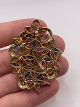 Load image into Gallery viewer, 9ct gold sapphire and diamond pendant
